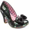 New In Irregular Choice Nick Of Time Floral Pumps Green 2 New In Irregular Choice Nick Of Time Floral Pumps Green