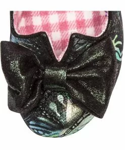 New In Irregular Choice Nick Of Time Floral Pumps Green