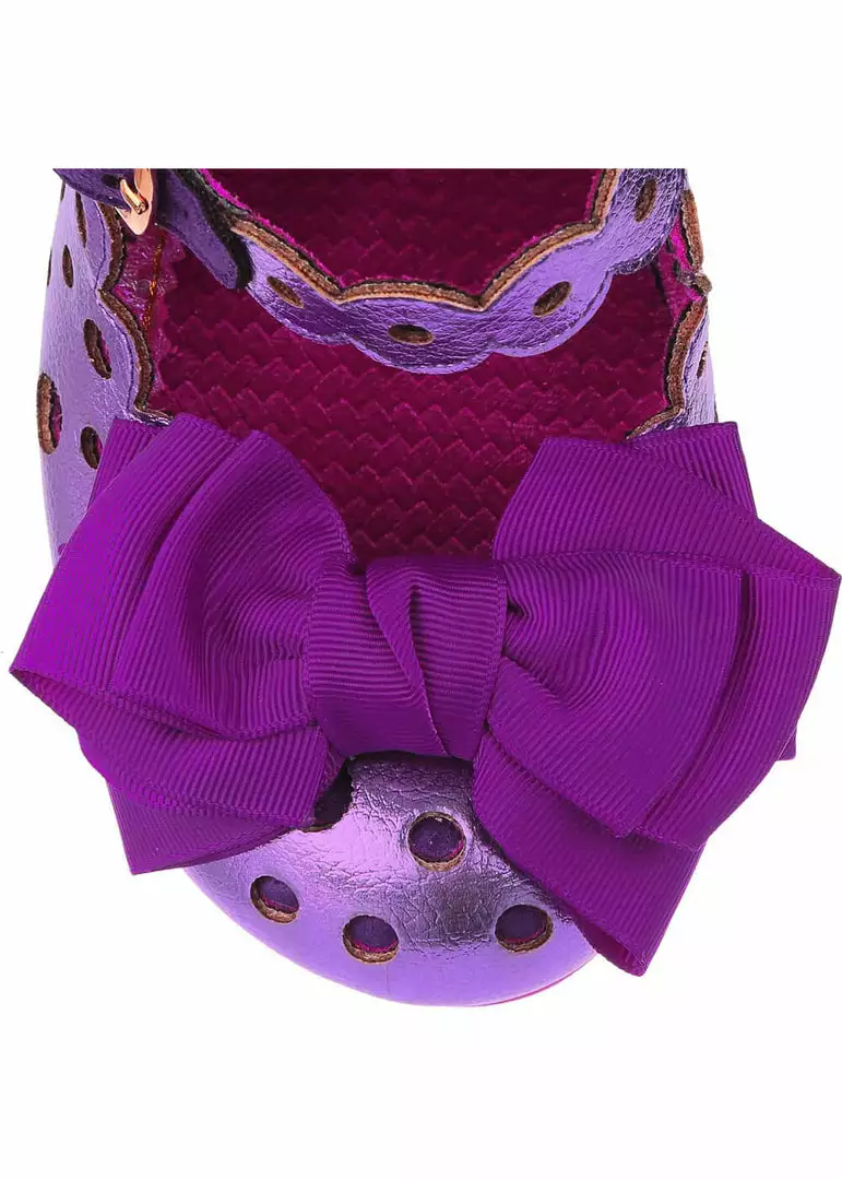 Irregular Choice Upside Down Glitter Pumps Purple 4 Irregular Choice Upside Down Glitter Pumps Purple