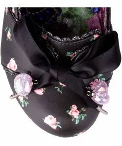 Irregular Choice Tied In A Bow 50's Pumps Black New In