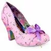 New In Irregular Choice Tied In A Bow 50's Rainbow Pumps Pink 1 New In Irregular Choice Tied In A Bow 50's Rainbow Pumps Pink
