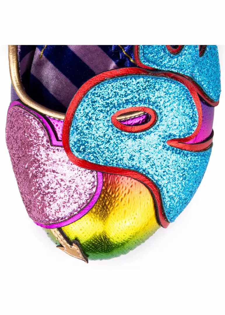 Irregular Choice Choose Love Peace 60's Pumps Pink New In 7 Irregular Choice Choose Love Peace 60's Pumps Pink New In