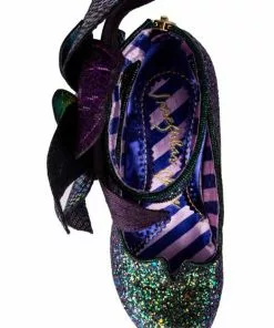 Irregular Choice Chrysalis Floral 70's Pumps Green New In