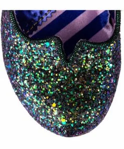 Irregular Choice Chrysalis Floral 70's Pumps Green New In