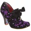 Irregular Choice Penny For Your Thoughts 70's Pumps Black New In