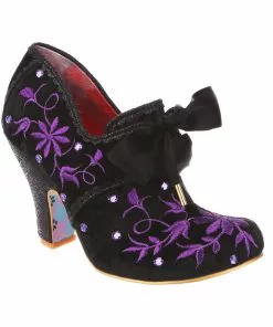 Irregular Choice Penny For Your Thoughts 70's Pumps Black New In