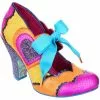 Irregular Choice Right On Heart 50's Pumps Purple New In 2 Irregular Choice Right On Heart 50's Pumps Purple New In