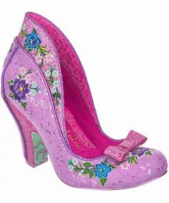 New In Irregular Choice Fancy Folk Pumps In Pink
