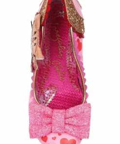 New In Irregular Choice Smitten Kittens Cat 50's Pumps Pink