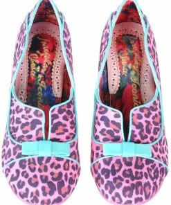 Irregular Choice Hold Up 50's Pumps Pink Multi New In