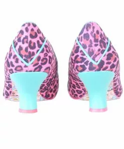 Irregular Choice Hold Up 50's Pumps Pink Multi New In 7 Irregular Choice Hold Up 50's Pumps Pink Multi New In