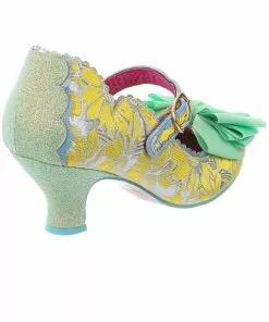 New In Irregular Choice Summer Breeze 40's Pumps Yellow