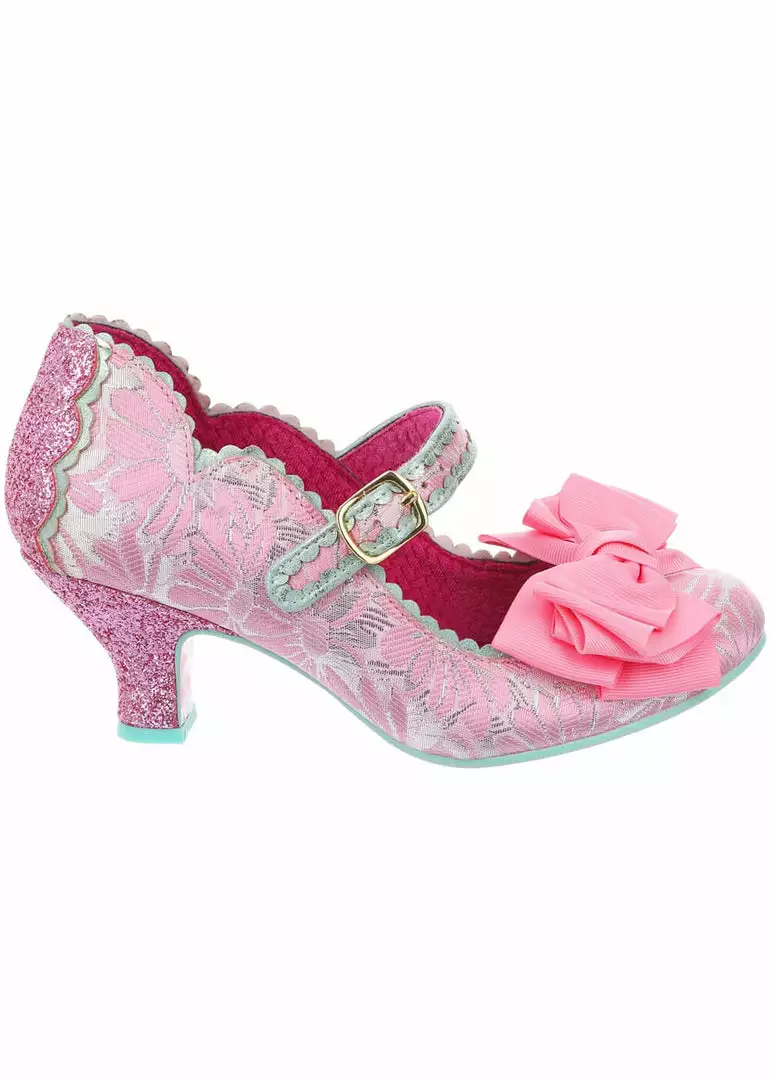 New In Irregular Choice Summer Breeze 40's Pumps Pink 7 New In Irregular Choice Summer Breeze 40's Pumps Pink