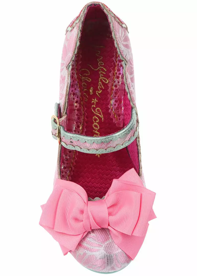 New In Irregular Choice Summer Breeze 40's Pumps Pink 6 New In Irregular Choice Summer Breeze 40's Pumps Pink