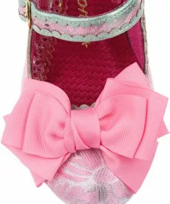 New In Irregular Choice Summer Breeze 40's Pumps Pink