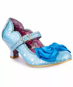 New In Irregular Choice Summer Breeze Stars 50's Pumps Blue