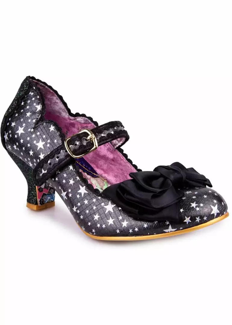 New In Irregular Choice Summer Breeze Stars 50's Pumps Black 3 New In Irregular Choice Summer Breeze Stars 50's Pumps Black