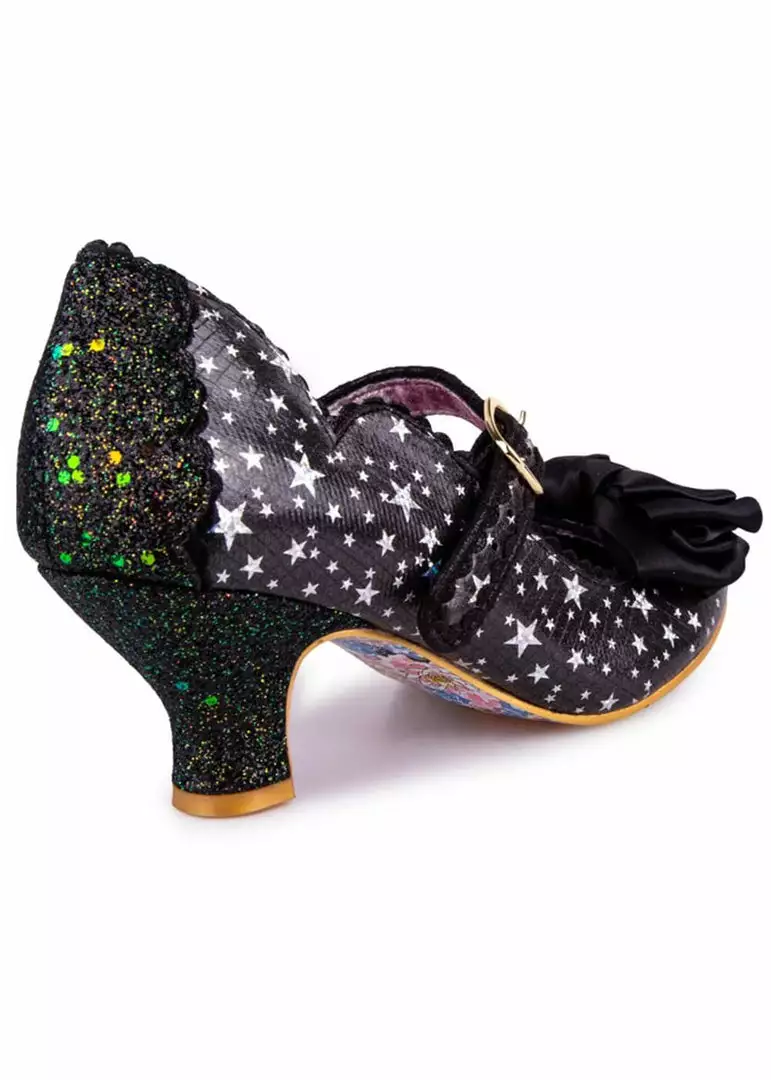 New In Irregular Choice Summer Breeze Stars 50's Pumps Black 5 New In Irregular Choice Summer Breeze Stars 50's Pumps Black