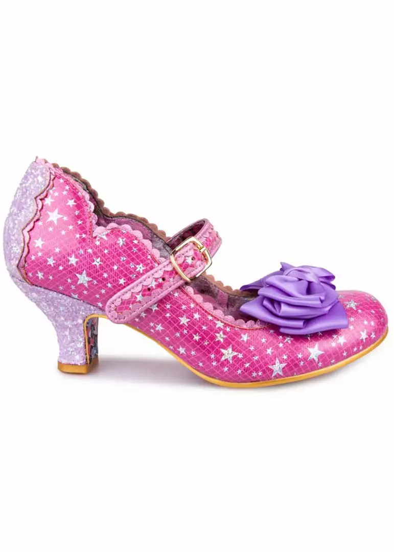 New In Irregular Choice Summer Breeze Stars 50's Pumps Pink 4 New In Irregular Choice Summer Breeze Stars 50's Pumps Pink