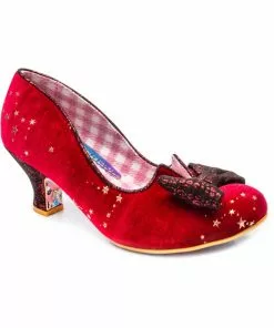 Irregular Choice Dazzle Razzle Stars Pumps Red