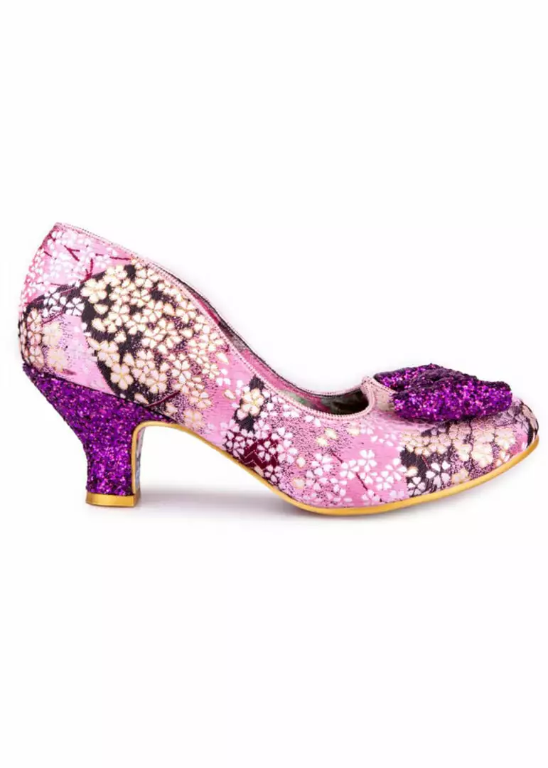 New In Irregular Choice Dazzle Razzle Floral 40's Pumps Pink 5 New In Irregular Choice Dazzle Razzle Floral 40's Pumps Pink