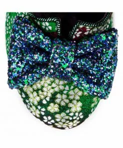 New In Irregular Choice Dazzle Razzle Floral 40's Pumps Green 11 New In Irregular Choice Dazzle Razzle Floral 40's Pumps Green