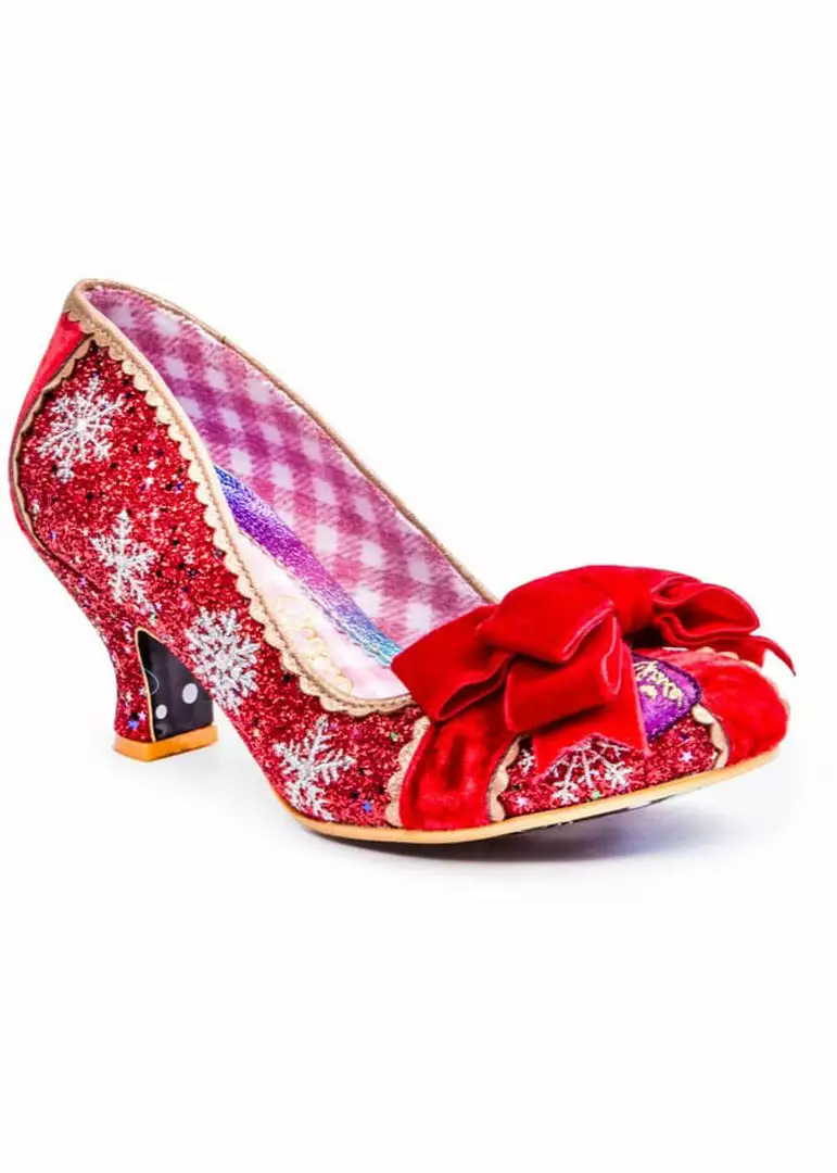 New In Irregular Choice Party Snow Queen 50's Pumps Red 3 New In Irregular Choice Party Snow Queen 50's Pumps Red