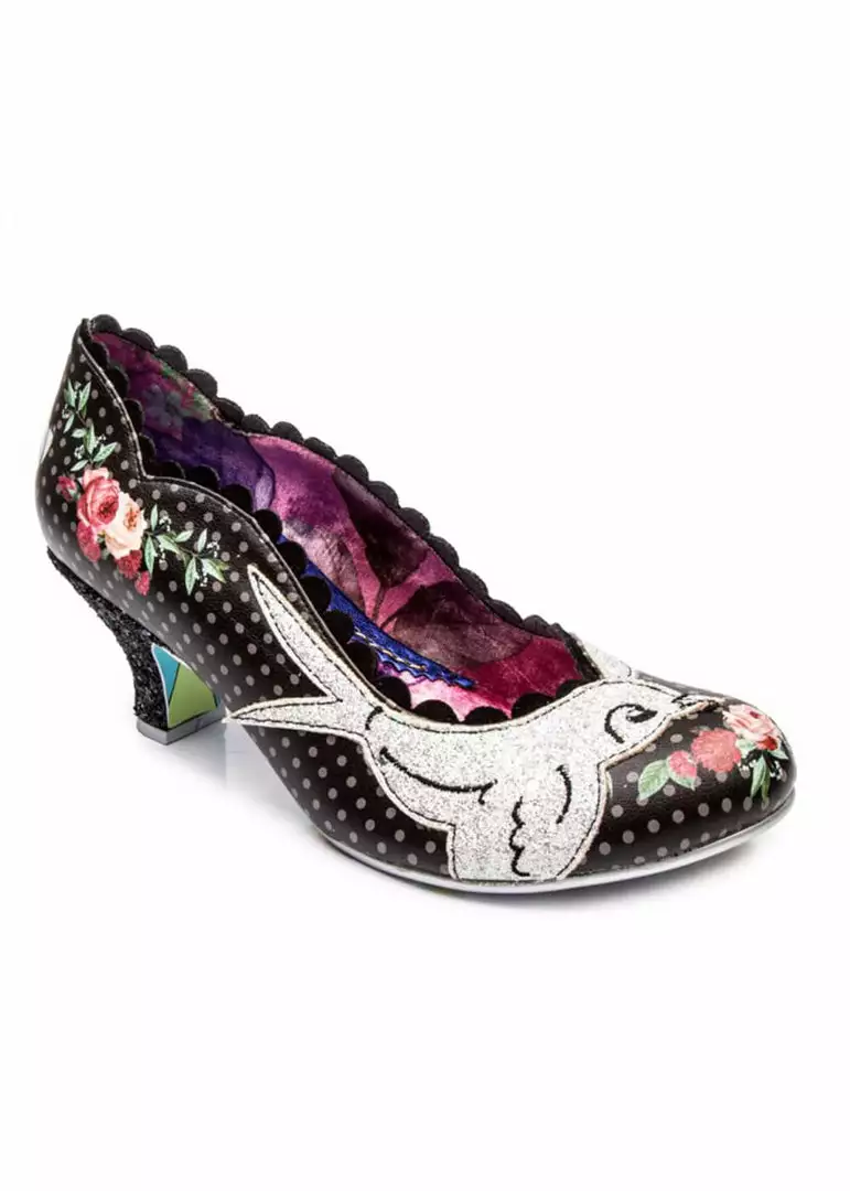 Irregular Choice Fly Free Swallow 50's Pumps Black 3 Irregular Choice Fly Free Swallow 50's Pumps Black