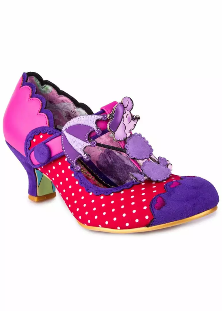 New In Irregular Choice Poodle Perfect 50's Pumps Purple 3 New In Irregular Choice Poodle Perfect 50's Pumps Purple