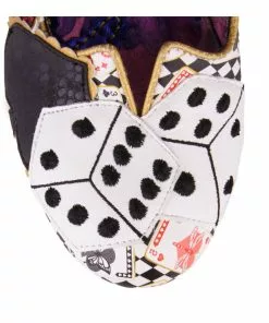 Irregular Choice Playing Cards Showdown 50's Pumps Black New In 10 Irregular Choice Playing Cards Showdown 50's Pumps Black New In