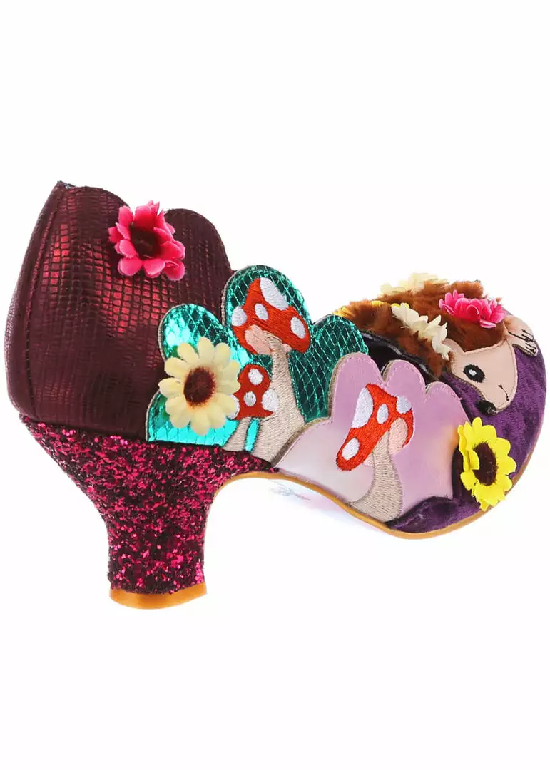 New In Irregular Choice Hedgerow Happiness 50's Pumps Pink 8 New In Irregular Choice Hedgerow Happiness 50's Pumps Pink