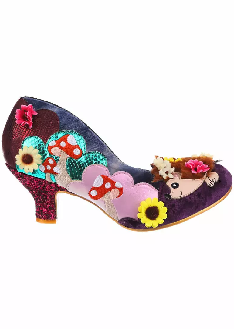 New In Irregular Choice Hedgerow Happiness 50's Pumps Pink 9 New In Irregular Choice Hedgerow Happiness 50's Pumps Pink