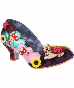 New In Irregular Choice Hedgerow Happiness 50's Pumps Pink