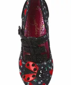Irregular Choice Ladybuggin 50's Pumps Black 8 Irregular Choice Ladybuggin 50's Pumps Black