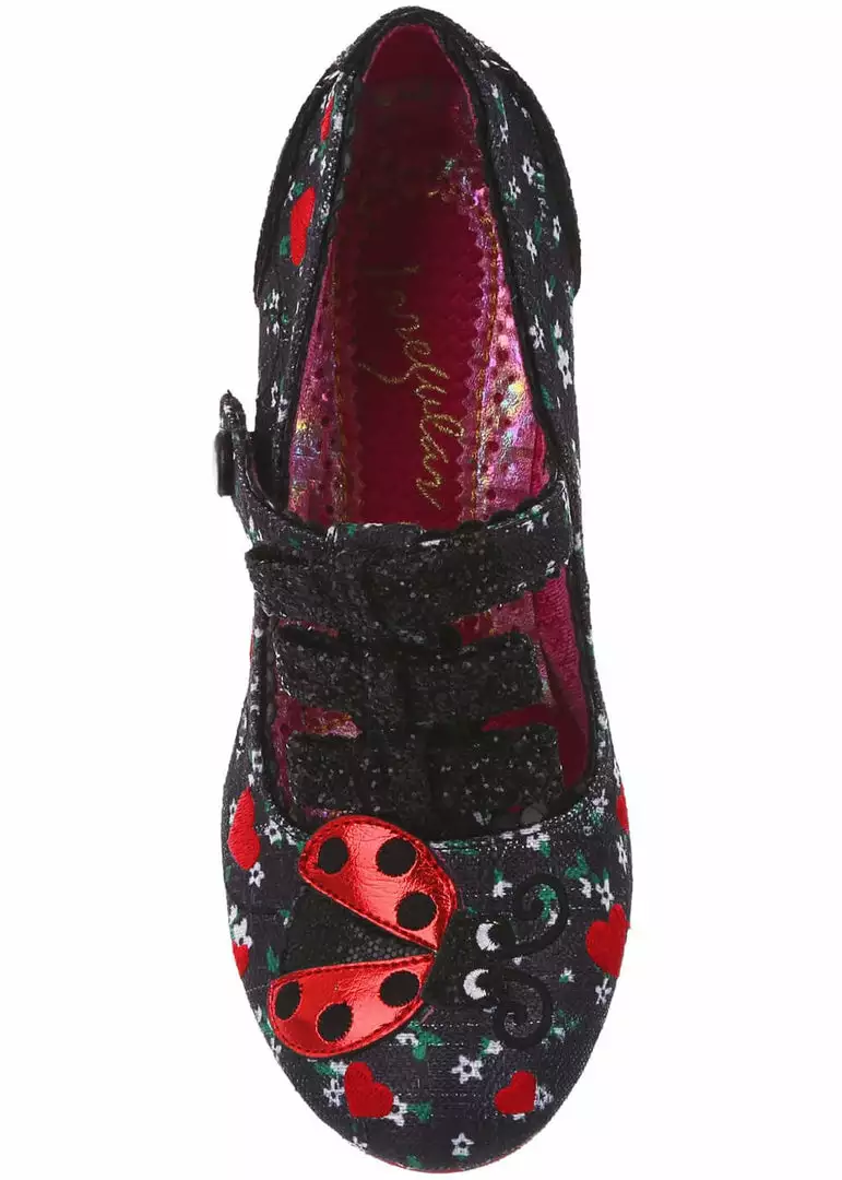 Irregular Choice Ladybuggin 50's Pumps Black 5 Irregular Choice Ladybuggin 50's Pumps Black