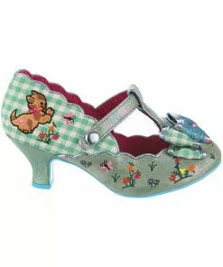 Irregular Choice Catching Butterflies Cat Pumps Green New In 10 Irregular Choice Catching Butterflies Cat Pumps Green New In