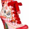 New In Irregular Choice Playing Cards Full House Boots Red 1 New In Irregular Choice Playing Cards Full House Boots Red