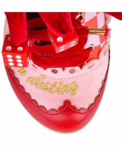 New In Irregular Choice Playing Cards Full House Boots Red 16 New In Irregular Choice Playing Cards Full House Boots Red