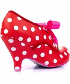 Irregular Choice Bright Eyes Polkadot 50's Pumps Red White 9 Irregular Choice Bright Eyes Polkadot 50's Pumps Red White