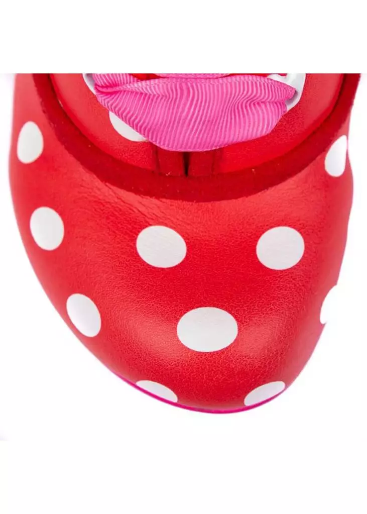 Irregular Choice Bright Eyes Polkadot 50's Pumps Red White 7 Irregular Choice Bright Eyes Polkadot 50's Pumps Red White
