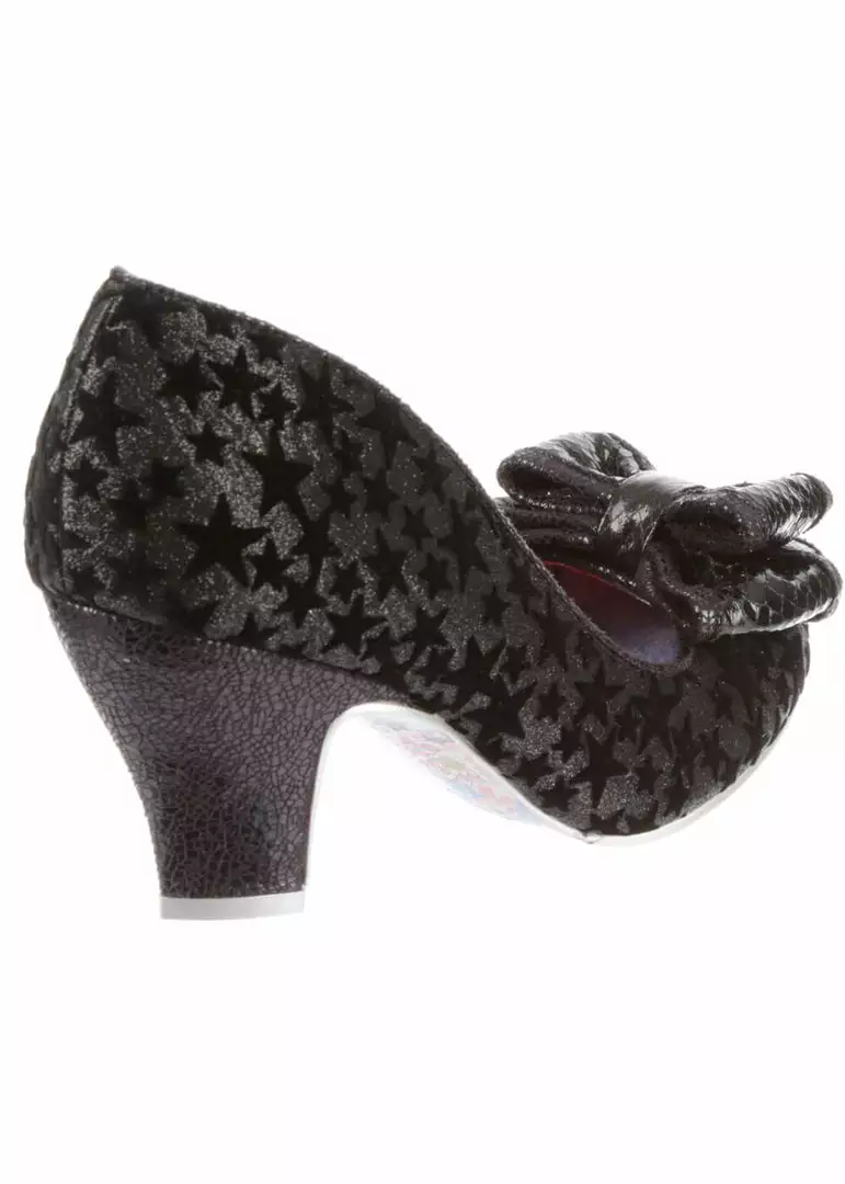 Irregular Choice Ban Joe Stars 70's Pumps Black 5 Irregular Choice Ban Joe Stars 70's Pumps Black