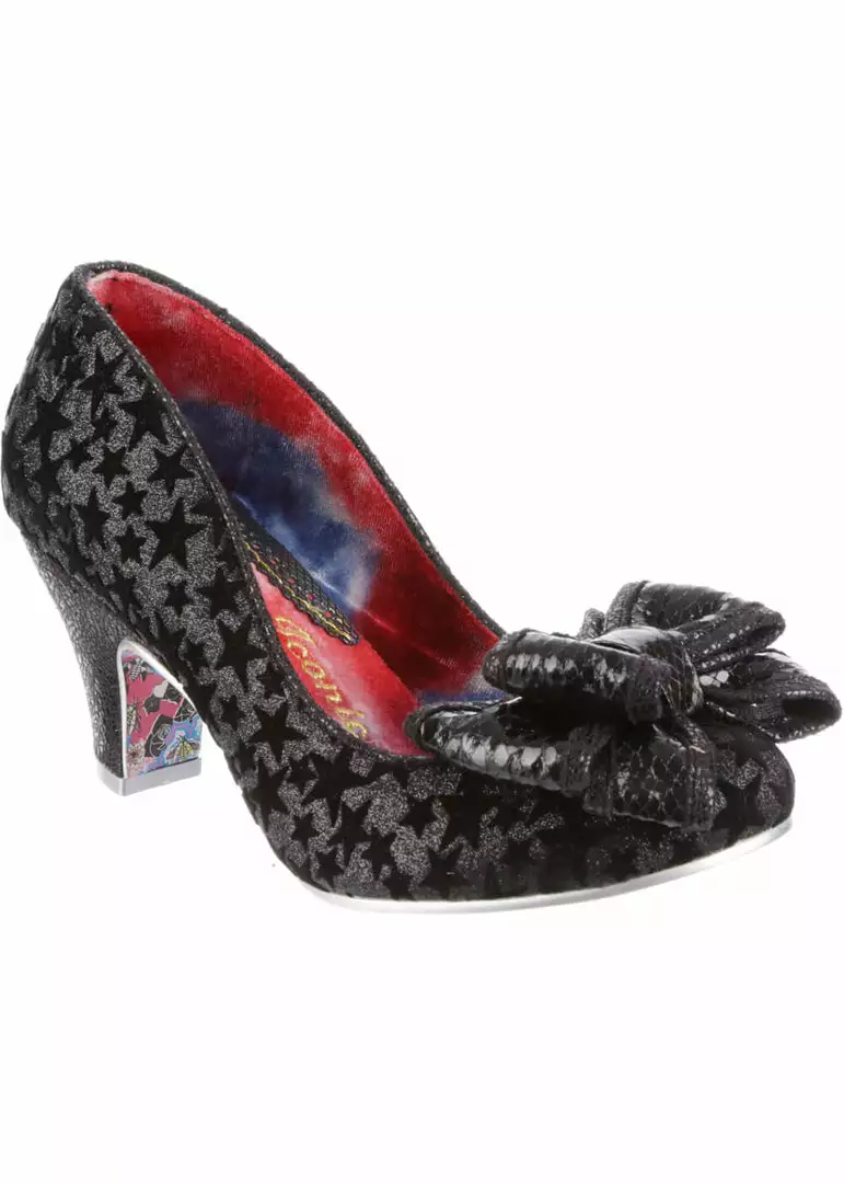 Irregular Choice Ban Joe Stars 70's Pumps Black 3 Irregular Choice Ban Joe Stars 70's Pumps Black