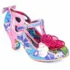 Irregular Choice Sleepy Jean 50's Pumps Pink New In 2 Irregular Choice Sleepy Jean 50's Pumps Pink New In