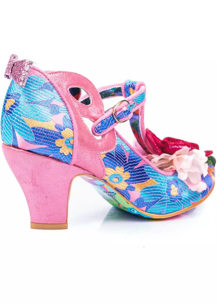 Irregular Choice Sleepy Jean 50's Pumps Pink New In 5 Irregular Choice Sleepy Jean 50's Pumps Pink New In