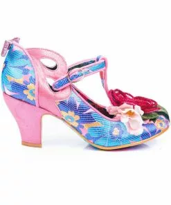 Irregular Choice Sleepy Jean 50's Pumps Pink New In