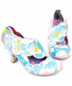 Irregular Choice Irregular Dreaming Pumps Blue Gold