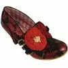 Irregular Choice Busy Bea Floral 40's Pumps Red New In 1 Irregular Choice Busy Bea Floral 40's Pumps Red New In