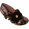 Irregular Choice Busy Bea Floral 40's Pumps Black 2 Irregular Choice Busy Bea Floral 40's Pumps Black