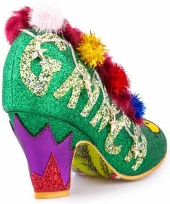 New In Irregular Choice The Grinch Merry Grinchmas Pumps Green Burgundy