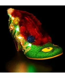New In Irregular Choice The Grinch Merry Grinchmas Pumps Green Burgundy